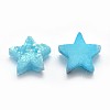 Electroplate Natural Druzy Quartz Charms G-P382-I16-2