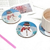 DIY Christmas Coaster Diamond Painting Set with Holder PW-WG26351-01-2