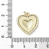 Brass Micro Pave Cubic Zirconia Pendants KK-K368-15G-4