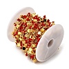 Brass Flat Round Link Chains CHC-H114-07G-07-2