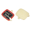 Alloy Enamel Pendants ENAM-L055-01A-01-2