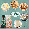 100Pcs 4 Styles Christmas Theme OPP Cellophane Candy Packaging Bags ABAG-TA0002-08-10