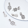 48Pcs 3 Styles Tibetan Style Alloy European Dangle Charms FIND-CA0005-55-5