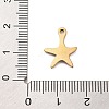 Ion Plating(IP) 201 Stainless Steel Charms LS-STAS-A101-01C-M-3