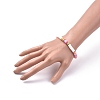 Handmade Polymer Clay Heishi Beads Stretch Bracelets BJEW-JB05091-04-3