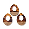 Resin & Wood Pendants WOOD-F015-17G-1