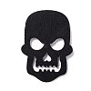 Wool Felt Skull Party Decorations AJEW-P101-08B-1