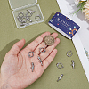 10Pcs 304 Stainless Steel Toggle Clasps STAS-SC0010-67-3