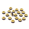 Brass Rhinestone Spacer Beads RB-A014-Z8mm-05G-3
