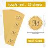 Self Adhesive Gold Foil Embossed Stickers DIY-WH0575-026-2