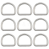 304 Stainless Steel D Rings STAS-CP0001-05B-6