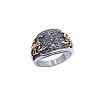 Scorpion Pattern 304 Stainless Steel Micro Pave Cubic Zirconia Finger Rings for Men FS-WG5AE2F-07-1