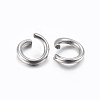 Tarnish Resistant 304 Stainless Steel Open Jump Rings LS-STAS-H437-4x0.8mm-2