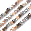 Electroplate Glass Beads Strands EGLA-T020-13B-01-1