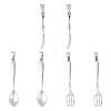 6Pcs 3 Styles 304 Stainless Steel Big Pendants STAS-CJ0002-48-1