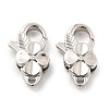 Brass Lobster Claw Clasps X-KK-R216-18A-P-1