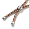Twisted Nylon Cord Silder Bracelets DIY-B066-03P-03-3