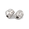 Hammered 304 Stainless Steel Beads STAS-B127-01P-06-2