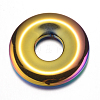 Electroplate Non-magnetic Synthetic Hematite Pendants G-F337-49-01-2