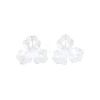 3-Petal ABS Plastic Imitation Pearl Bead Caps OACR-T018-05-3