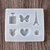 Butterfly & Heart & Bottle DIY Silicone Pendant Molds SIMO-H019-04A-2