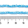 Baking Electroplate Glass Beads Strands DGLA-A039-J4mm-B12-4