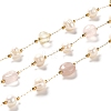 Natural Pearl & Mixed Stone Beaded Chains CHS-B002-01G-06-1