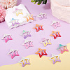 20Pcs Iron Enamel Snap Hair Clips PHAR-TADJ0001-08-6