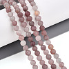 Natural Purple Aventurine Beads Strands G-T106-278-2