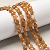 Natural Red Aventurine Beads Strands G-Z080-A22-8mm-1