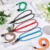 6Pcs 6 Colors Polyester Mobile Straps HJEW-GF0001-69-4