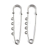 304 Stainless Steel Safety Pins Brooch Findings STAS-K252-05B-P-1