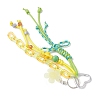 Polyester & Spandex Cord Ropes Pendant Decorations HJEW-JM03843-4