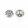 Tibetan Style Alloy Bead Caps TIBEP-T006-13AS-3