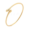 304 Stainless Steel Cuff Bangles for Women AJEW-P127-16G-4