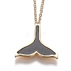 304 Stainless Steel Pendant Necklaces NJEW-H207-05G-2