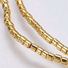 Electroplate Non-magnetic Synthetic Hematite Bead Strands G-K237-08L-2