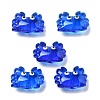 Transparent Glass Enamel Beads LAMP-V001-08D-1