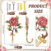 Alloy Enamel Hook Hangers DIY-WA0001-33-2