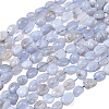Nautral Blue Lace Agate Beads Strands G-H330-A01-2