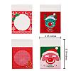 400 Pcs 4 Styles Self-Adhesive Christmas Candy Bags JX060A-2