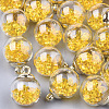 Glass Ball Pendants GLAA-T003-04D-1