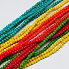 Synthetic Turquoise Beads Strands TURQ-G106-3mm-01-1