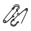 304 Stainless Steel Safety Pins Brooch Findings STAS-C181-01E-B-3