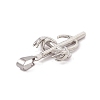 Non-Tarnish 304 Stainless Steel Pendant STAS-E158-42P-2