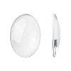 Transparent Oval Glass Cabochons LS-GGLA-R022-35x25-1