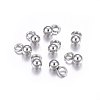 Tarnish Resistant 304 Stainless Steel Sphere Charms STAS-O107-04P-B-1