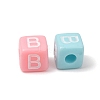 Opaque Acrylic European Beads AC-CBA7A73-01B-2