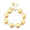 304 Stainless Steel Link Bracelets for Women BJEW-P354-02A-G-4