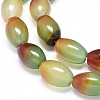 Natural Banded Agate/Striped Agate Beads Strands G-D0005-08-3